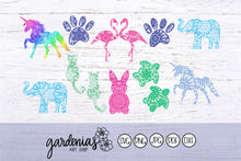 Load image into Gallery viewer, Animal Mandalas SVG Bundle