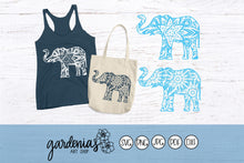Load image into Gallery viewer, Elephant Mandala SVG Cut File