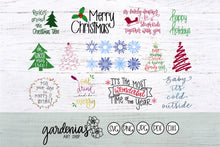 Load image into Gallery viewer, Christmas Winter SVG Bundle Cut File