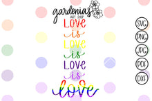 Load image into Gallery viewer, Love is Love SVG Cut File