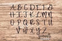 Load image into Gallery viewer, Unicorn Horn Monogram SVG with Hearts SVG Cut File