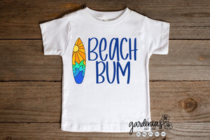 Beach Bum Surfboard Set SVG Cut File