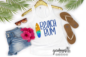 Beach Bum Surfboard Set SVG Cut File