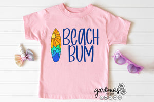 Beach Bum Surfboard Set SVG Cut File