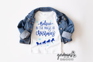 Believe in the Magic of Christmas - Unicorn SVG Cut File