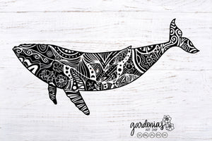 Whale Taino Petroglyph SVG Cut File