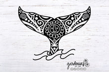 Load image into Gallery viewer, Whale Tail Taino Petroglyph SVG Cut File
