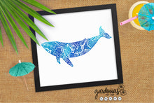 Load image into Gallery viewer, Whale Taino Petroglyph SVG Cut File
