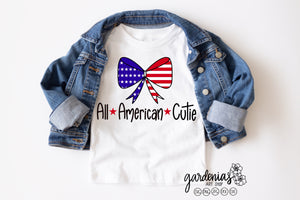 All American Cutie SVG Cut File