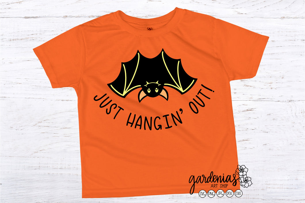 Bat Just Hangin Out SVG Cut File