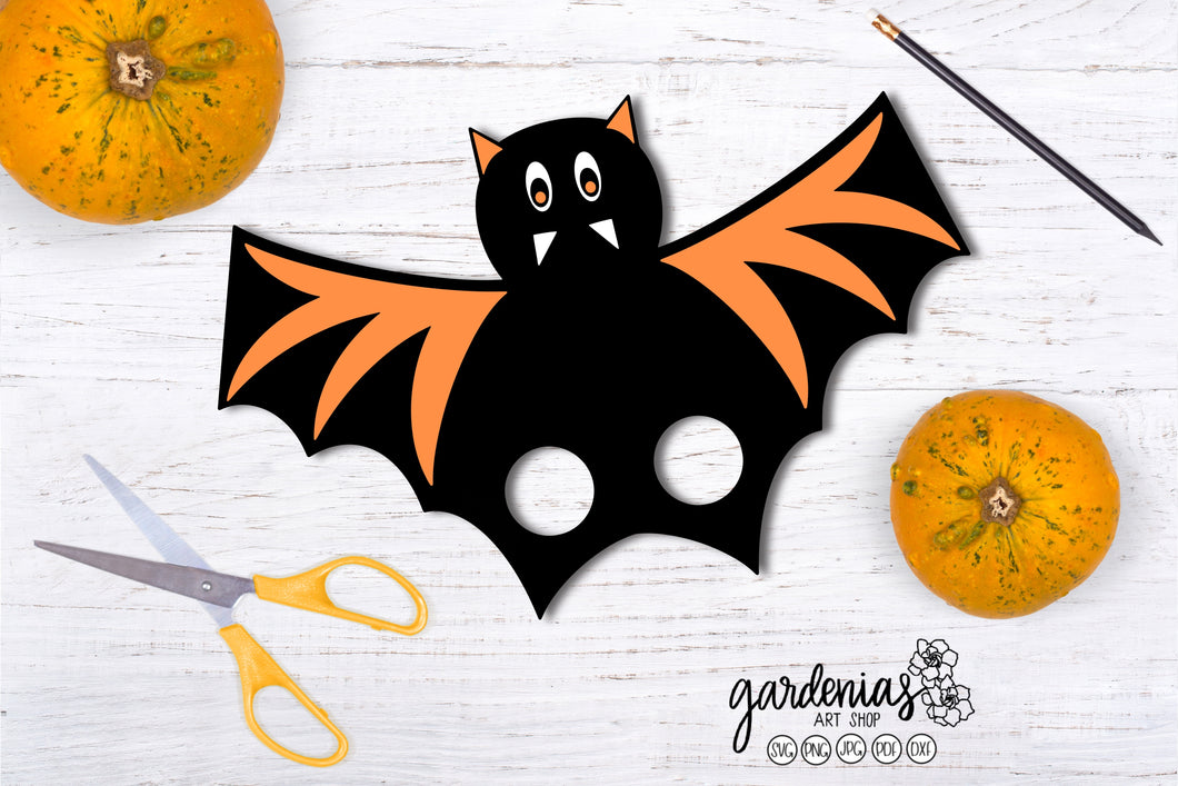 Bat Mask Halloween Craft