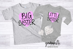 Big Sister / Little Sister Set SVG Cut File