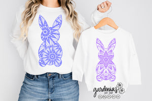 Easter Bunny Mandala SVG Cut File
