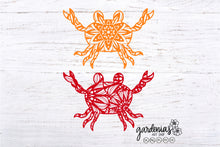 Load image into Gallery viewer, Crab Mandala SVG
