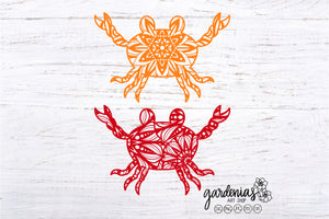 Crab Mandala SVG