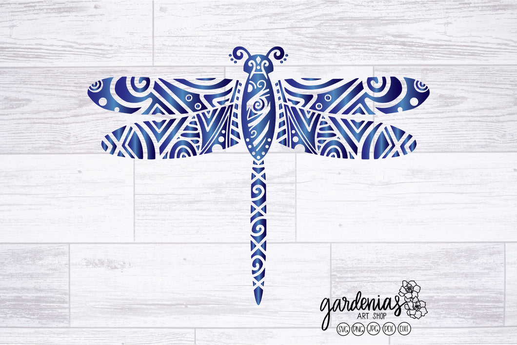 Dragonfly SVG Cut File / PNG Clip Art