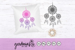 Dream Catcher - Four - SVG Cut File