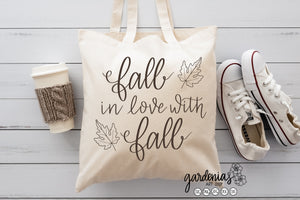 Fall in Love with Fall SVG Cut File