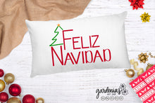 Load image into Gallery viewer, Feliz Navidad con Arbol SVG Cut File
