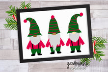 Load image into Gallery viewer, Simple Gnomes Christmas Tree SVG Cut File
