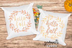 Hello Fall SVG Cut File