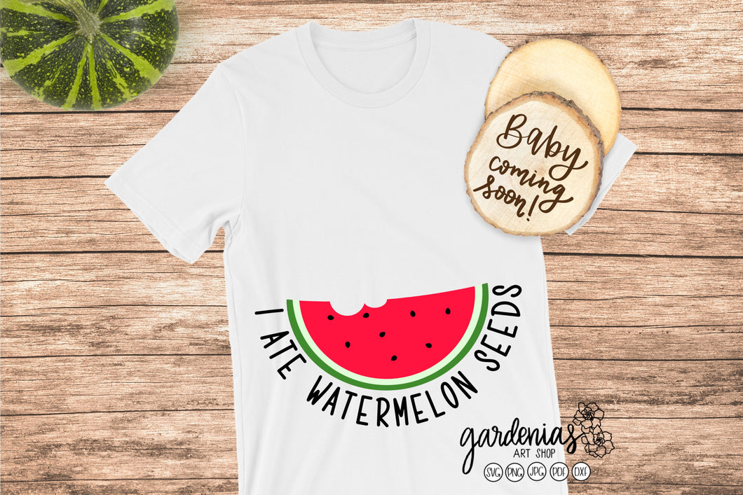 I Ate Watermelon Seeds SVG Cut File