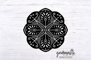 Mandala Tile SVG Cut File