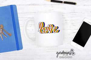 Love Rainbow SVG Cut File