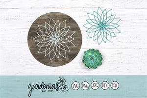 Simple Flower SVG Bundle Cut Files