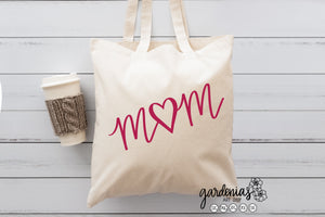 Mom Heart SVG Cut File