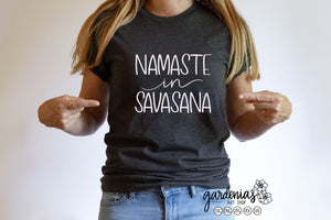 Namaste in Savasana SVG Cut File