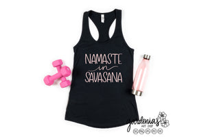 Namaste in Savasana SVG Cut File