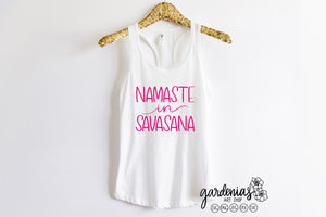 Namaste in Savasana SVG Cut File