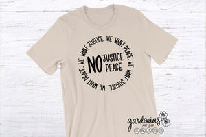 No Justice No Peace SVG Cut File