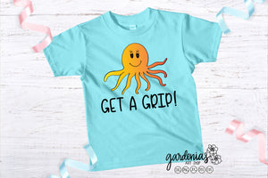 Octopus Get A Grip SVG Cut File