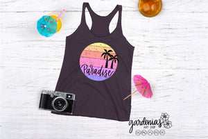 Paradise Palm Trees SVG Cut File