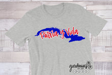 Load image into Gallery viewer, Patria y Vida Cuba Map SVG Cut File
