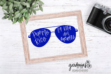 Load image into Gallery viewer, Puerto Rico Sunglasses SVG Cut Files
