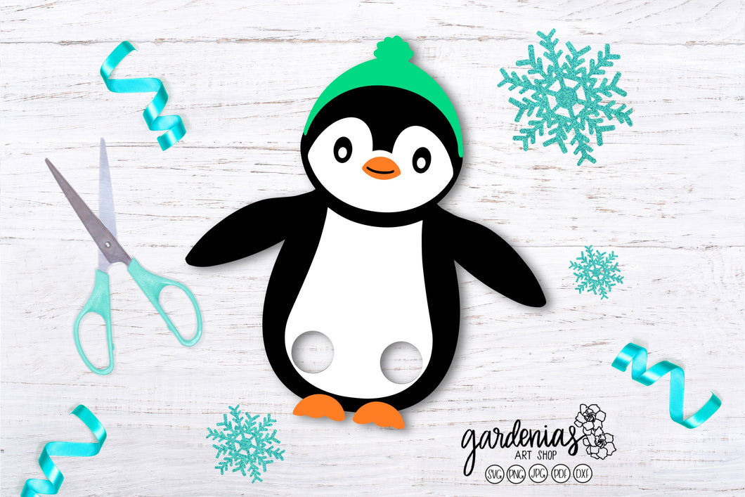 Penguin Mask Winter Craft