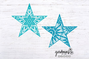 Star Mandalas SVG Cut File