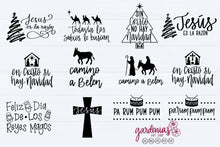 Load image into Gallery viewer, Spanish Religious Christmas SVG Bundle Cut Files
