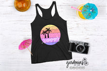 Load image into Gallery viewer, Summer Circle Palm Trees SVG Cut File
