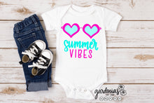 Load image into Gallery viewer, Summer Vibes Heart Sunglasses SVG Cut File
