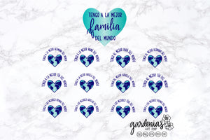 Tengo a la mejor familia SVG Bundle / Sublimation Set