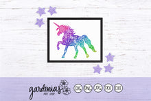 Load image into Gallery viewer, Intricate Unicorn Mandala SVG Cut File
