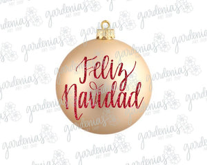 Feliz Navidad SVG Cut File