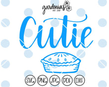 Load image into Gallery viewer, Cutie Pie SVG Cut File
