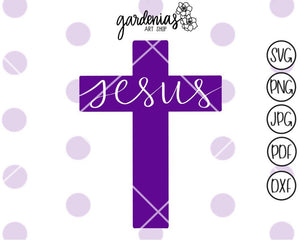 Jesus Cross SVG Cut File