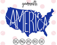 Load image into Gallery viewer, America Decal SVG Cut File
