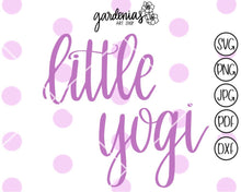 Load image into Gallery viewer, Little Yogi SVG Cut File
